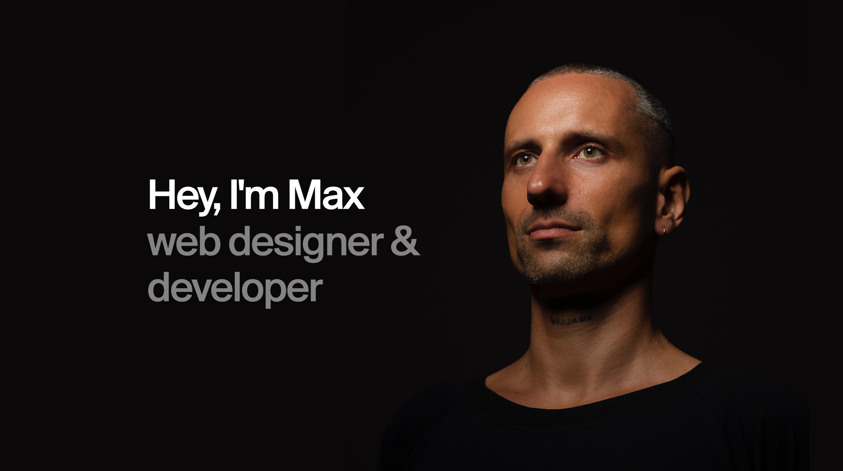Hire Max, web designer & developer
